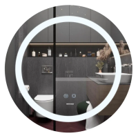 Дзеркало Mixxus PLAIN MC03-60 з LED Touch, Anti-fog, димером, регулюванням яскравості (MI6662)
