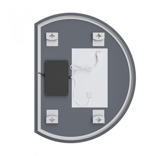 Дзеркало Mixxus Premium TOPPER MS01-90x70-REVERSE (LED Touch, Anti-fog, димер (3-6,5kK)) (MP6632)