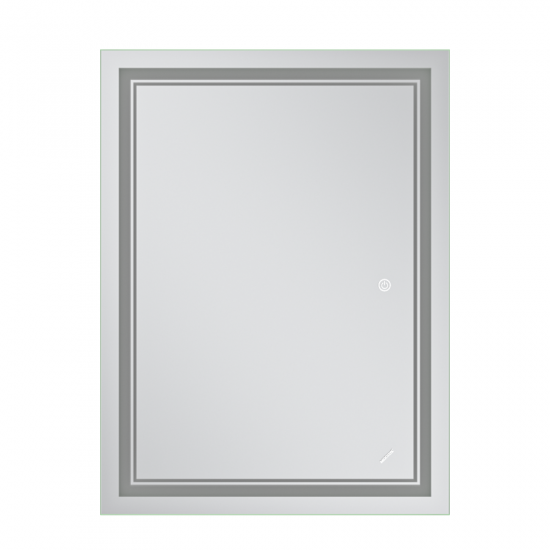 Дзеркало Mixxus Premium QUADRO MR20-80x60-REVERSE (LED Touch, Anti-fog, димер) (MP6619)