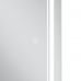 Дзеркало Mixxus Premium QUADRO MR20-80x60-REVERSE (LED Touch, Anti-fog, димер) (MP6619)