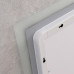 Зеркало Mixxus FLAT MR04-80x60 с LED Touch, Anti-fog, димером, регулировкой яркости, часами