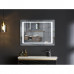 Дзеркало Mixxus Style MR03-90x70 (годинник, LED-підсвічування, антизапотівання) (MI6007)
