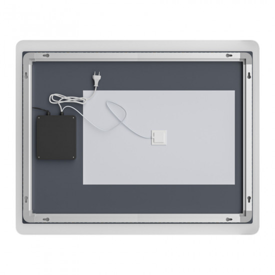 Дзеркало Mixxus Premium OLIVARY MR19-90x70-REVERSE (LED Touch, Anti-fog, димер (3-6,5kK)) (MP6630)