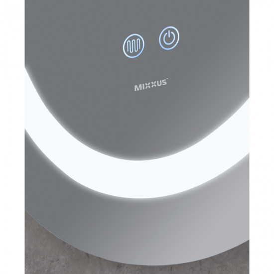 Дзеркало Mixxus PLAIN MV03-50x70 з LED Touch, Anti-fog, димером, рег. яскравості (MI6664)