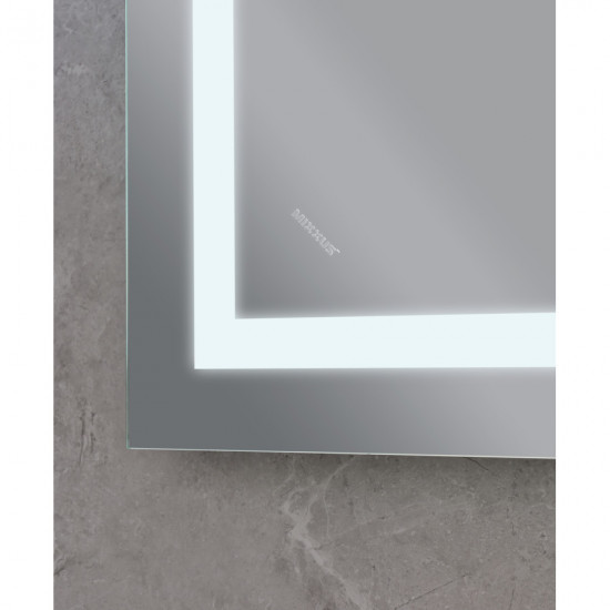 Дзеркало Mixxus Warm MR02-80x60 (годинник, LED-підсвічування, антизапотівання) (MI6004)