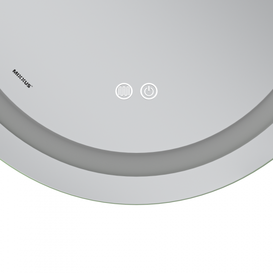 Дзеркало Mixxus Premium ELLIPSE MV05-80x60-REVERSE (LED Touch, Anti-fog, димер (3-6,5kK)) (MP6642)