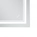Дзеркало Mixxus Premium QUADRO MR20-50x80-REVERSE (LED Touch, Anti-fog, димер) (MP6620)