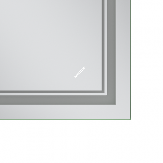 Дзеркало Mixxus Premium QUADRO MR20-50x80-REVERSE (LED Touch, Anti-fog, димер) (MP6620)