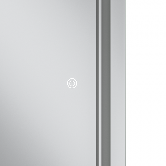 Дзеркало Mixxus Premium QUADRO MR20-50x80-REVERSE (LED Touch, Anti-fog, димер) (MP6620)