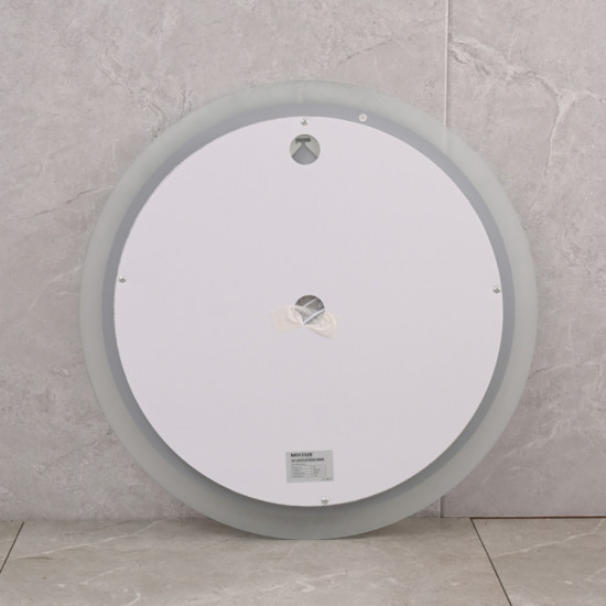 Дзеркало Mixxus PLAIN MC10-80 з LED Touch, Anti-fog, димером, регулюванням яскравості, годинником (