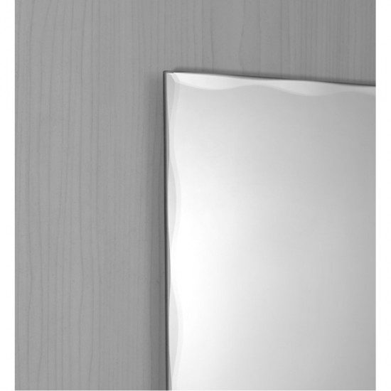 Дзеркало настінне Zerix KUBIX MRZ06-450x600 прямокутне з декором (ZX5948)