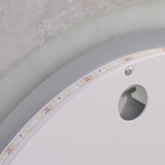 Дзеркало Mixxus Plain MC10-60 (годинник, LED-підсвічування, антизапотівання) (MI6013)