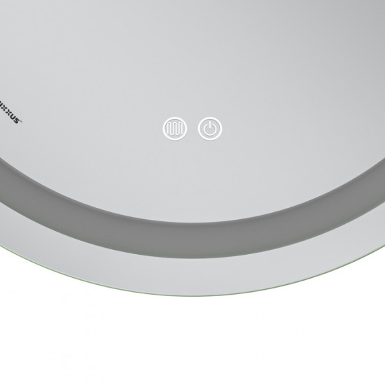 Дзеркало Mixxus Premium ELLIPSE MV05-80x70-REVERSE (LED Touch, Anti-fog, димер (3-6,5kK)) (MP6643)