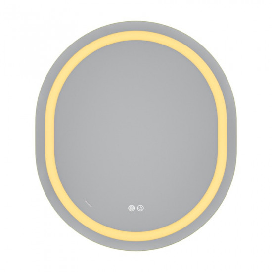 Дзеркало Mixxus Premium ELLIPSE MV05-80x70-REVERSE (LED Touch, Anti-fog, димер (3-6,5kK)) (MP6643)
