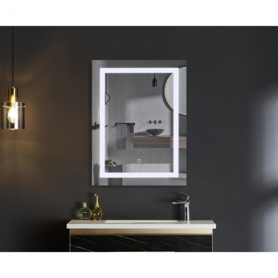 Дзеркало Mixxus TALL MR08-80x60-REVERSE з LED Touch, Anti-fog, димером, регулюванням яскравості (MI