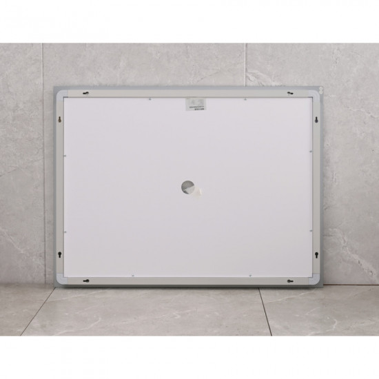 Дзеркало Mixxus WARM MR02-70x50 з LED Touch, Anti-fog, димером, рег. яскравості, годинником (MI6668