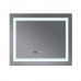 Дзеркало Mixxus WARM MR02-80x80 з LED Touch, Anti-fog, димером, регулюванням яскравості, годинником