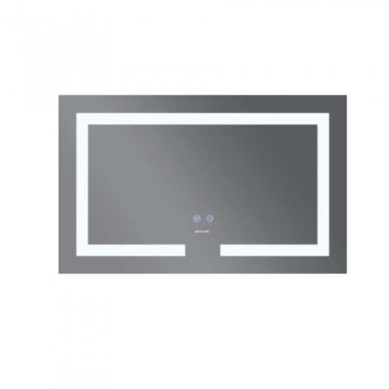 Дзеркало Mixxus HARD MR07-80x50 з LED Touch, Anti-fog, димером, регулюванням яскравості (MI6658)