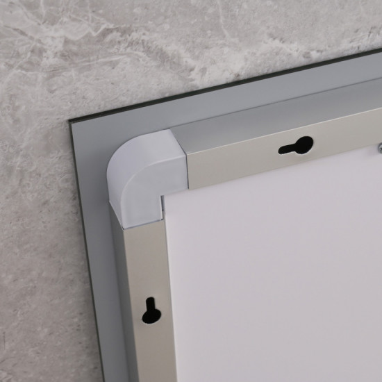 Дзеркало Mixxus HARD MR07-80x50 з LED Touch, Anti-fog, димером, регулюванням яскравості (MI6658)