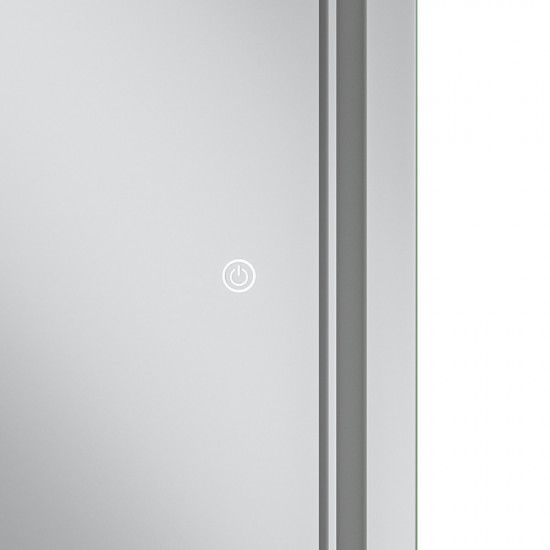 Дзеркало Mixxus Premium QUADRO MR20-90x70-REVERSE (LED Touch, Anti-fog, димер) (MP6621)