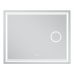 Дзеркало Mixxus Premium QUADRO MR20-100x80 (LED Touch, Anti-fog, димер, лінза) (MP6623)