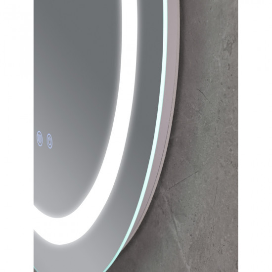Дзеркало Mixxus PLAIN MC03-60 з LED Touch, Anti-fog, димером, регулюванням яскравості (MI6662)
