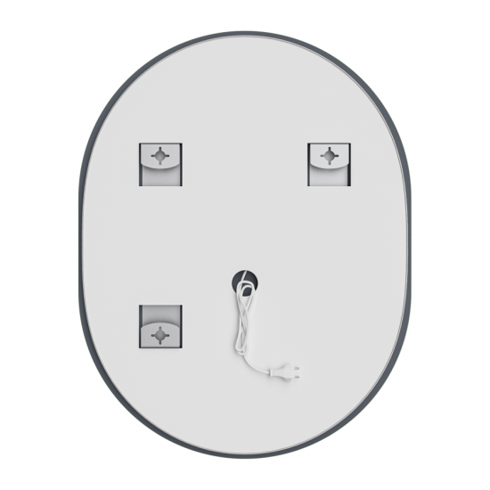 Дзеркало Mixxus Premium ELLIPSE MV05-90x70-REVERSE (LED Touch, Anti-fog, димер (3-6,5kK)) (MP6644)