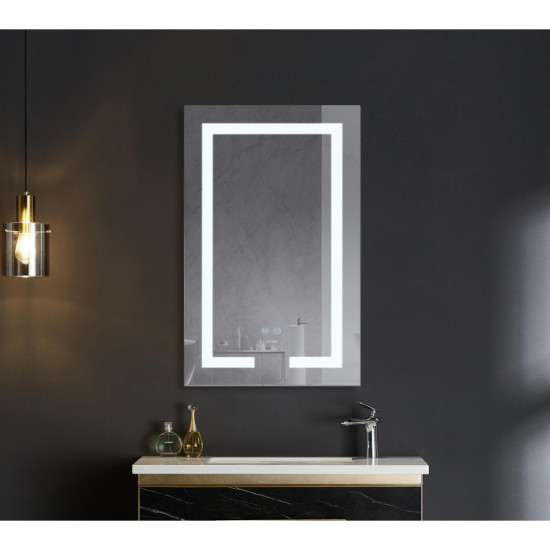 Дзеркало Mixxus HARD MR07-50x80 з LED Touch, Anti-fog, димером, регулюванням яскравості (MX9992)