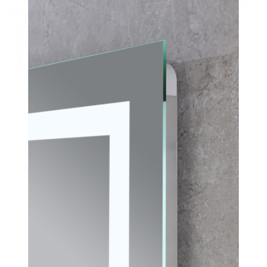 Дзеркало Mixxus HARD MR07-50x80 з LED Touch, Anti-fog, димером, регулюванням яскравості (MX9992)