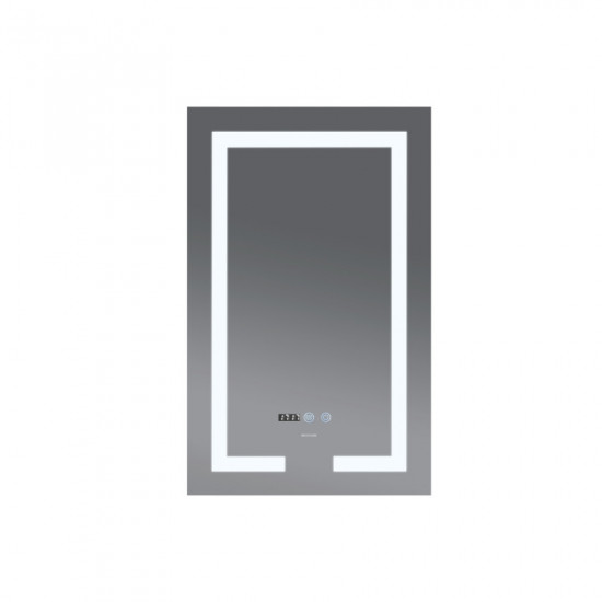 Дзеркало Mixxus HARD MR06-60x80-CASE з LED Touch, Anti-fog, димером, регулюванням яскравості, годин