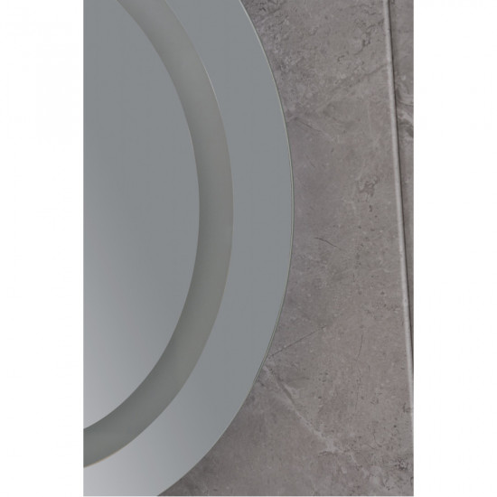 Дзеркало Mixxus PLAIN MC02-80-CASE з LED Touch, Anti-fog, димером, регулюванням яскравості, годинни