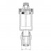 Воздуховод автоматический прямой с обратным клапаном 1/2" Koer KR.1244 (KR3116)