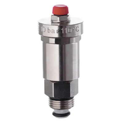 Автоматический воздухоотводчик с клапаном Roho R1302-050N - 1/2" Н (никель) (RO0140)