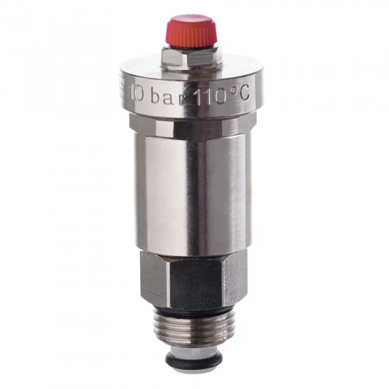 Автоматический воздухоотводчик с клапаном Roho R1302-050N - 1/2" Н (никель) (RO0140)