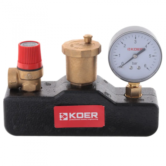 Группа безопасности 1" (в теплоизоляционном кожухе) Koer KR.105PT (KR2753)