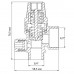 Клапан предохранительный ВЗ 1/2"х3/4" Koer KR.1262 (с выходом для подключения манометра) (2.5 бар) (KR3110)