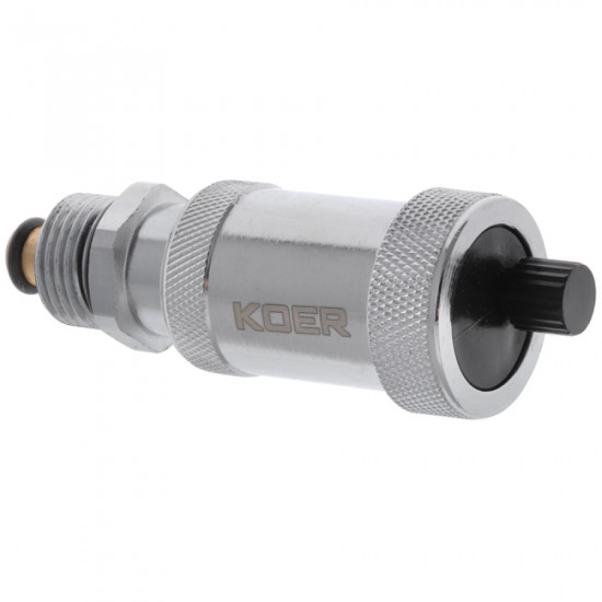 Отвод воздуха автоматический прямой с обратным клапаном 1/2" Koer KR.1254 (KR2667)
