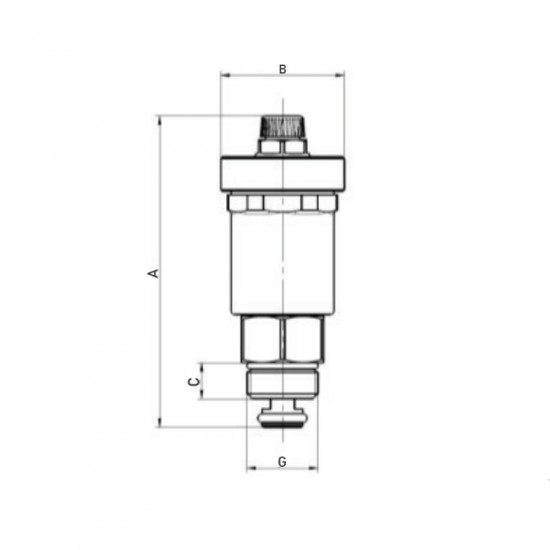 Автоматика для повітровідведення з клапаном Roho R1302-050 - 1/2" Н (RO0139)