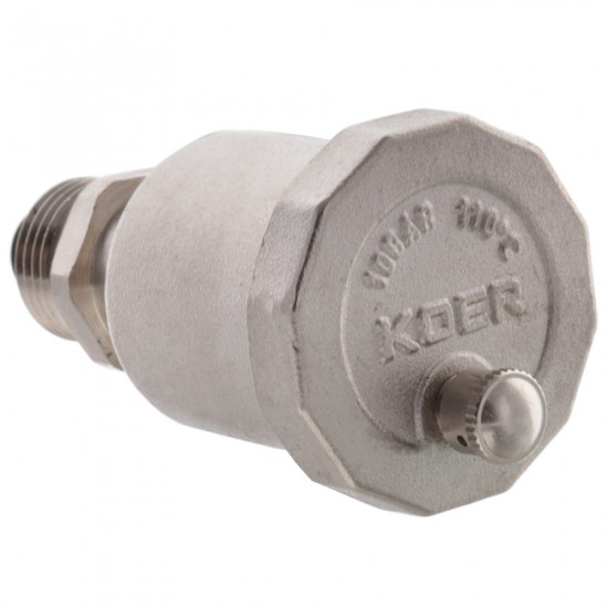 Отвод воздуха автоматический прямой 1/2" Koer KR.1256 (KR2686)