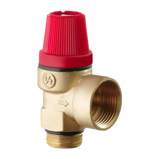 Клапан предохранительный ВЗ 1/2"х3/4" Koer KR.1261 (2.5 бар) (KR3106) Клапан предохранительный ВЗ 1/2"х3/4" Koer KR.1261 (2.5 бар) (KR3106)