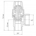Запорный клапан ВН 1/2"х3/4" Koer KR.1261 (1.5 бар) (KR3105)