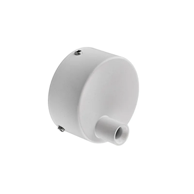 Декоративная чашка Mixxus TCC-01 WHITE (круглая) для маскировки кабеля (цвет белый) (MI6639)