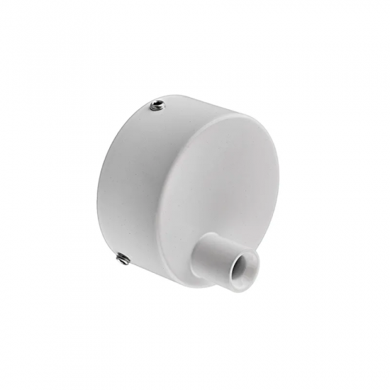 Декоративная чашка Mixxus TCC-01 WHITE (круглая) для маскировки кабеля (цвет белый) (MI6639)