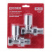 Кран для полотенцесушки прямой Koer KR.532 - 1/2" (Продается по 2 шт.) (KR3074)