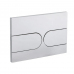 Панель змиву Koer KT-0604-01 240x160x10mm пластикова, кнопка закруглена (KR5323)