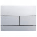 Панель змиву Koer KT-0603-01 240x160x10mm пластикова, кнопка лінійна (KR5319)