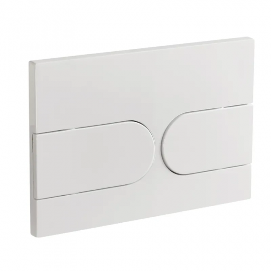 Панель смыва Koer KT-0604-03 240x160x10mm пластиковая, кнопка закругленная (KR5322)