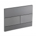 Панель змиву Koer KT-0603-07 240x160x10mm пластикова, кнопка лінійна (KR5321)