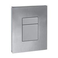 Панель слива пластиковая Koer KT-0607-01 157x198x3mm, кнопка квадратная (KR5344)