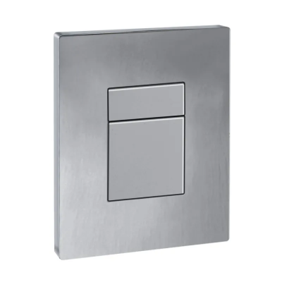 Панель слива пластиковая Koer KT-0607-01 157x198x3mm, кнопка квадратная (KR5344)